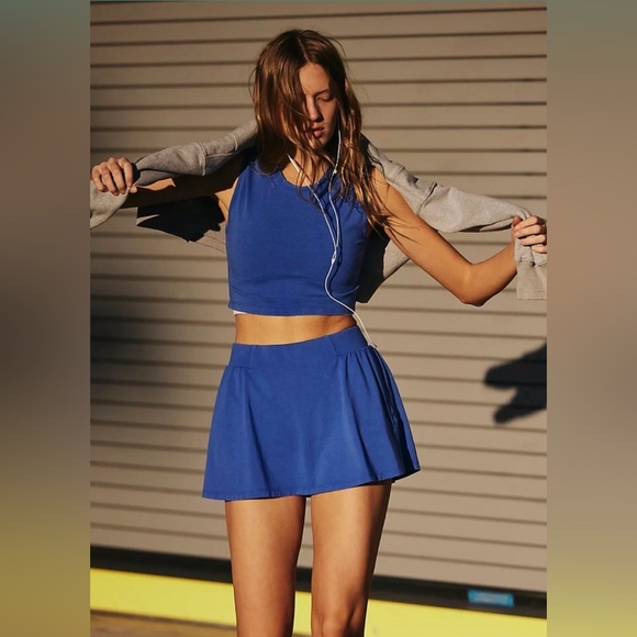 free people movement Tops - FP Movement Hot Shot Skort Set in blue